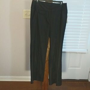 NWT John Paul Richard Black Career Business Pants Size 6 Pockets Zip Hook & Eye